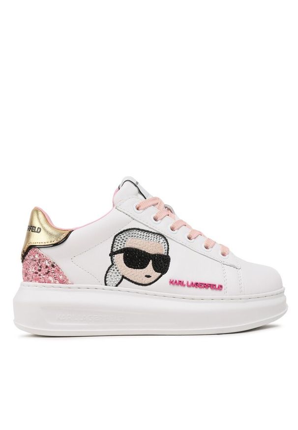 Karl Lagerfeld - Sneakersy KARL LAGERFELD. Kolor: biały