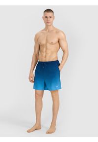 4f - 4F Spodenki plażowe męskie - turkusowe L. Kolor: turkusowy. Materiał: włókno, syntetyk, materiał. Długość: krótkie #1
