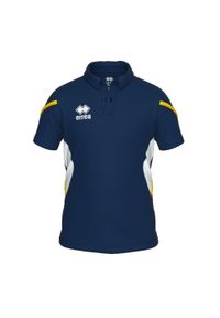 ERREA - Koszulka polo dla dzieci Errea Clark. Typ kołnierza: polo. Kolor: niebieski, wielokolorowy, biały. Styl: sportowy #1