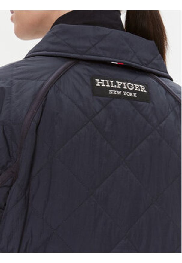 TOMMY HILFIGER - Tommy Hilfiger Kurtka przejściowa WW0WW40468 Granatowy Relaxed Fit. Kolor: niebieski. Materiał: syntetyk