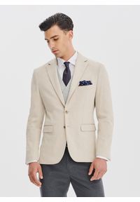 Pako Lorente - PAKO LORENTE - Dzianinowa marynarka w kratkę. Materiał: dzianina. Wzór: kratka. Sezon: jesień #1