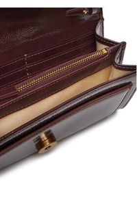 Pinko - PINKO Torebka Love One Wallet C PE25 PLTT 100062 A1UV Bordowy. Kolor: czerwony. Materiał: skórzane