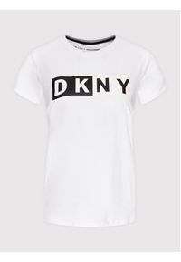 DKNY Sport T-Shirt DP8T5894 Biały Regular Fit. Kolor: biały. Materiał: bawełna. Styl: sportowy