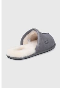 Ugg - UGG - Kapcie wełniane Scuff. Kolor: szary. Materiał: wełna #2