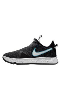 Buty koszykarskie męskie Nike PG 4 Heather Black. Zapięcie: sznurówki. Kolor: czarny. Materiał: materiał, tkanina, syntetyk. Szerokość cholewki: normalna. Sport: koszykówka
