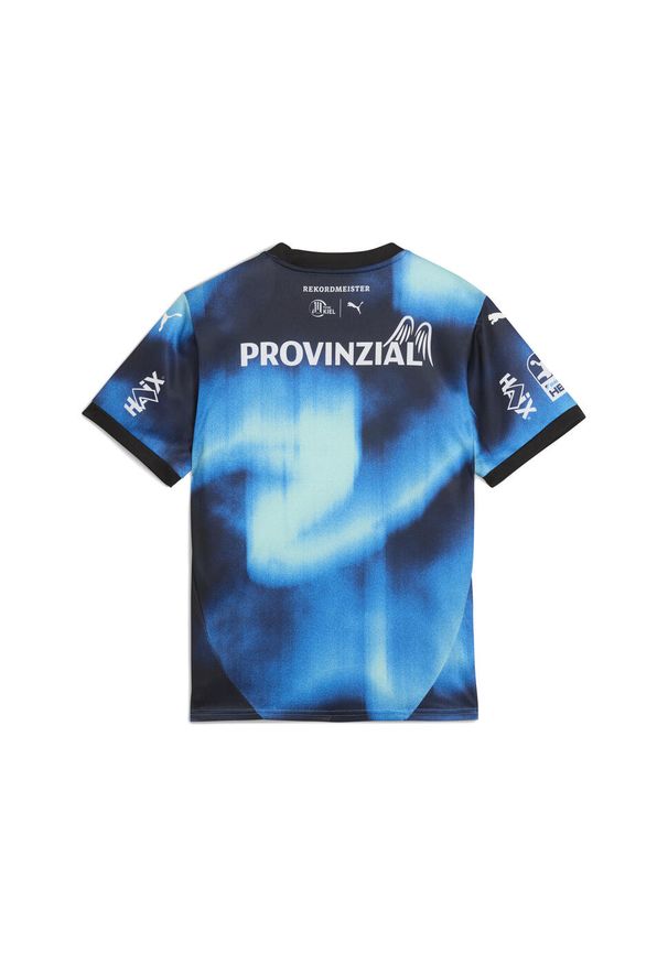 Puma - Młodzieżowa koszulka wyjazdowa THW Kiel 25/26 PUMA Navy Racing Blue. Kolor: niebieski
