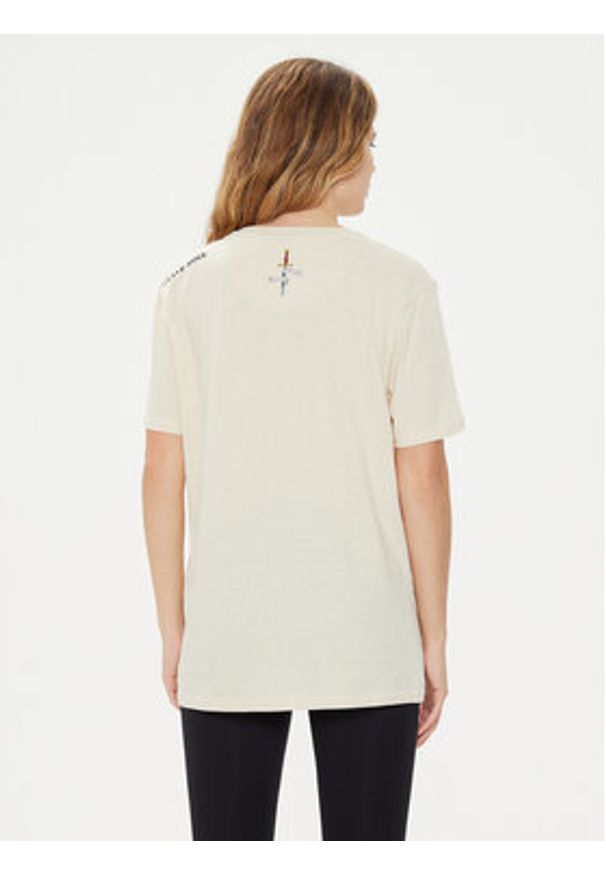 Brave Soul T-Shirt MTS-149LENNON Écru Straight Fit. Materiał: bawełna