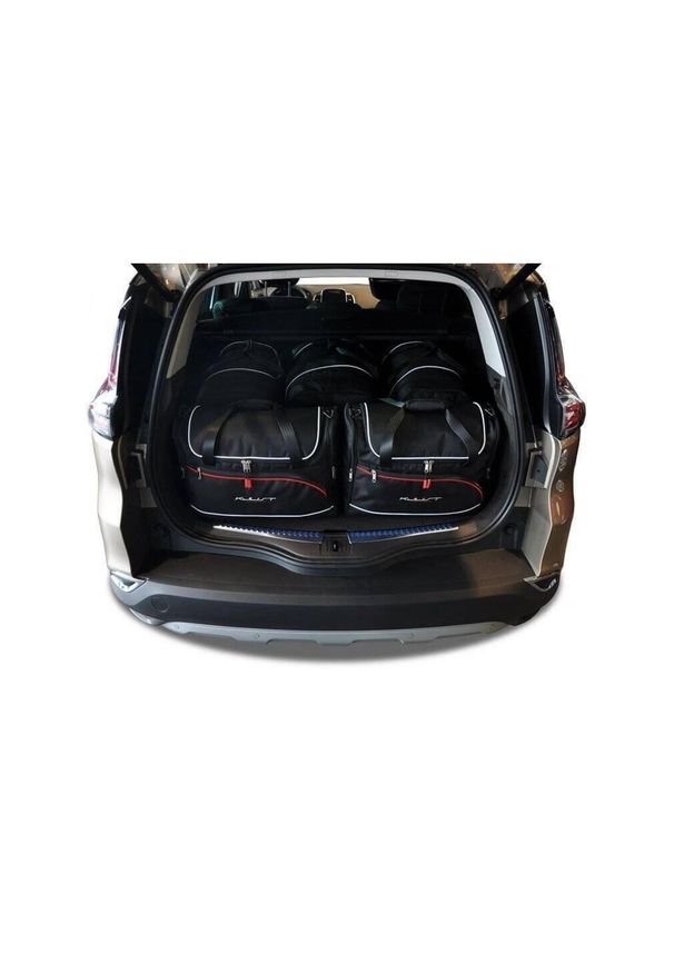 KJUST - Torby Do Bagażnika Renault Espace 2014-2021 5Szt Kjust. Kolor: czarny. Styl: sportowy