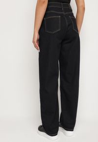 Born2be - Niebieskie Jeansy o Kroju Skinny z Regularnym Stanem Wirlexia. Okazja: na co dzień. Kolor: niebieski. Styl: casual #7