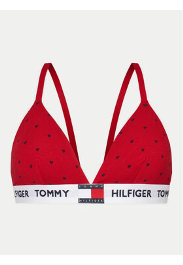 TOMMY HILFIGER - Tommy Hilfiger Biustonosz braletka UW0UW05657 Czerwony. Kolor: czerwony. Materiał: syntetyk