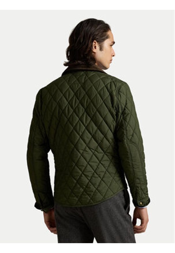 Polo Ralph Lauren Kurtka przejściowa 710977955001 Zielony Regular Fit. Typ kołnierza: polo. Kolor: zielony. Materiał: syntetyk