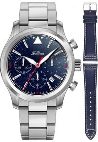 BALTICUS - Zegarek Balticus Zegarek męski Balticus BALFSQCHAVE srebrny. Kolor: srebrny #1