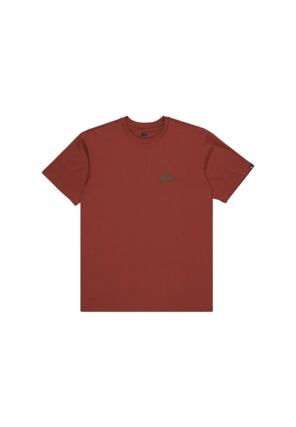 Quiksilver - Koszulka z krótkim rękawem dla Mężczyzn MW LOGO Brązowy. Kolor: beżowy, wielokolorowy, brązowy. Materiał: bawełna, materiał. Długość rękawa: krótki rękaw. Długość: krótkie