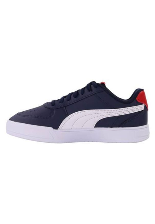 Buty do chodzenia dla dzieci Puma Caven. Zapięcie: sznurówki. Kolor: biały, wielokolorowy, niebieski, czarny. Materiał: materiał. Szerokość cholewki: normalna. Sport: turystyka piesza