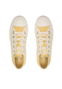 Converse Trampki Chuck Taylor All Star Crush Heel A03504C Żółty. Kolor: żółty. Materiał: materiał