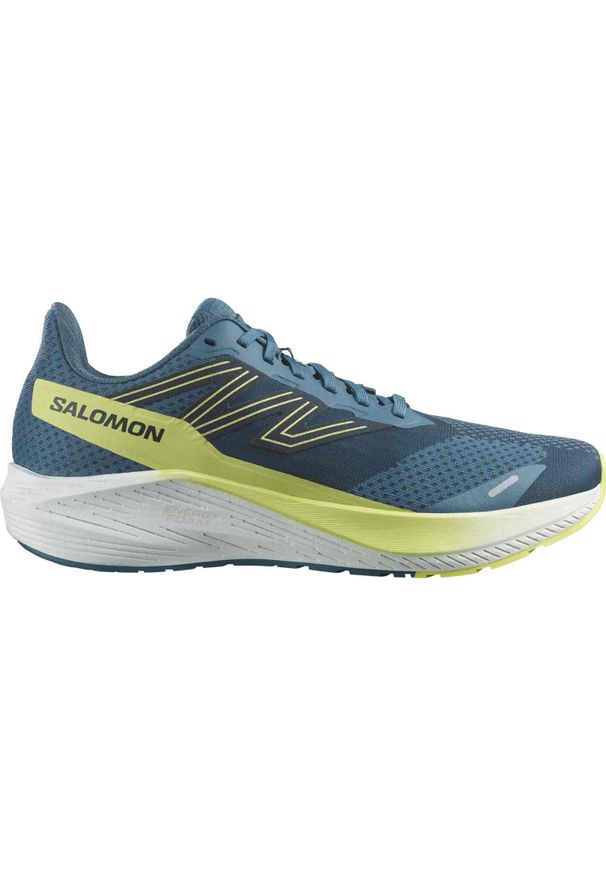 salomon - Asfaltowe buty do biegania dla mężczyzn Salomon Aero Blaze. Kolor: zielony, niebieski, wielokolorowy. Sport: bieganie