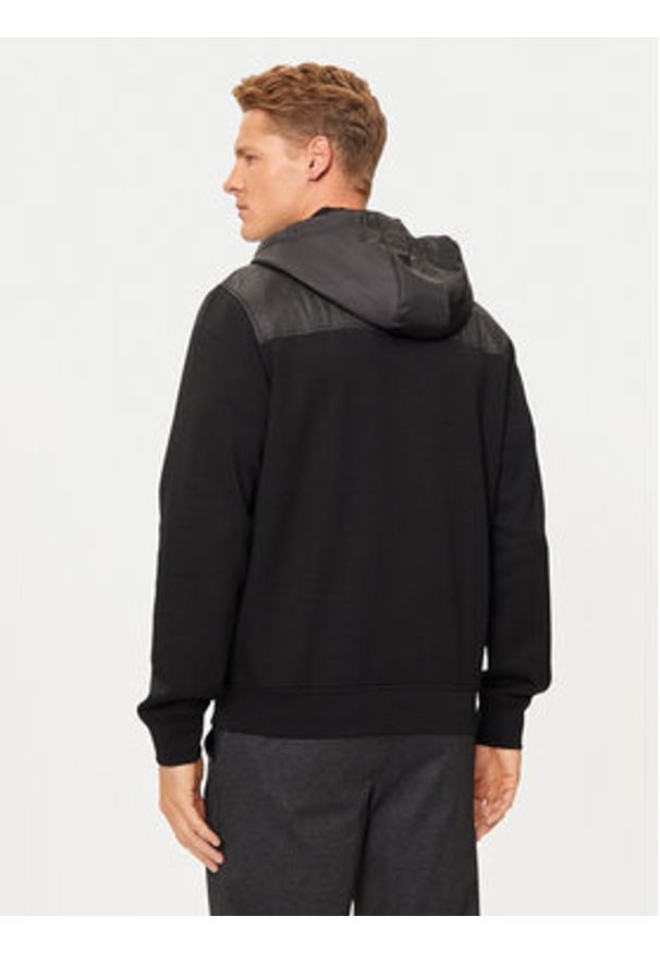 Hechter Paris Bluza 70018 142921 Czarny Regular Fit. Kolor: czarny. Materiał: syntetyk