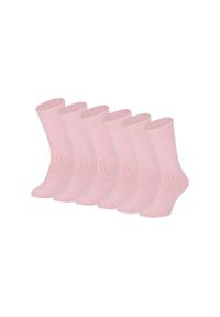 HEAT KEEPER - Damskie Skarpety Termiczne - 4 Pary - Różowy Melanż. Kolor: różowy. Materiał: akryl, elastan, nylon. Wzór: melanż. Sport: narciarstwo #1