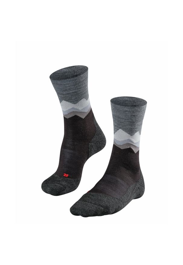 Skarpetki Falke TK2 Crest. Kolor: czarny. Materiał: wełna. Sport: turystyka piesza