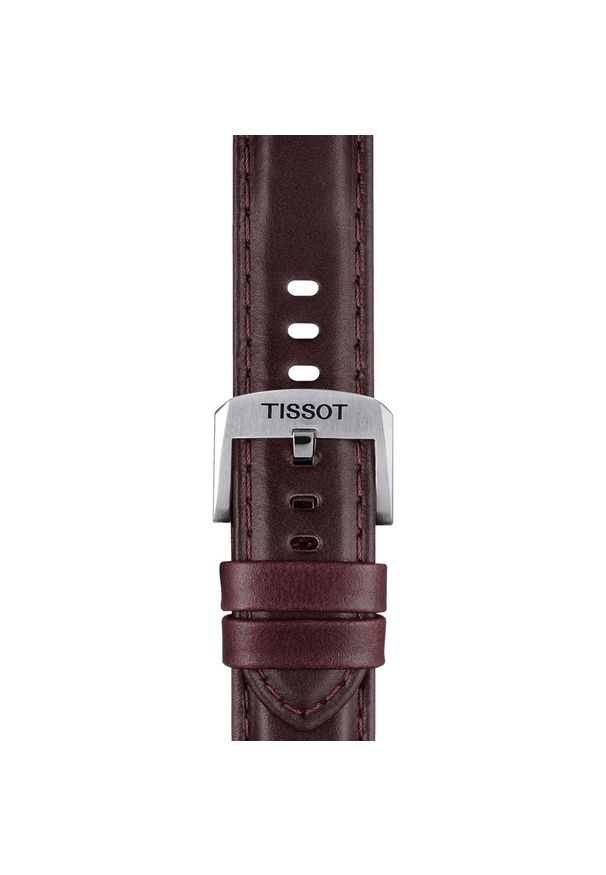 W.KRUK Tissot brązowy pasek skórzany 20 mm. Kolor: brązowy. Materiał: skóra. Styl: klasyczny, sportowy