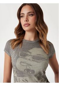Guess T-Shirt 176423 Brązowy Classic Fit. Kolor: brązowy #5