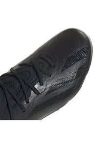 Adidas - Buty piłkarskie adidas X Crazyfast.1 Fg Jr IE6636 czarne. Zapięcie: pasek. Kolor: czarny. Materiał: materiał. Szerokość cholewki: normalna. Wzór: paski. Sport: piłka nożna #4