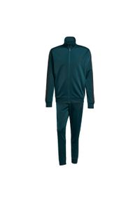 Adidas - Dres Sportswear Basic 3-Stripes Tricot. Kolor: niebieski. Materiał: dresówka