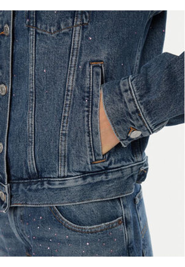 Tommy Jeans Kurtka jeansowa Classic DW0DW19781 Niebieski Regular Fit. Kolor: niebieski. Materiał: bawełna