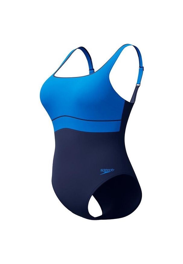 Damski kostium kąpielowy 1-częściowy Speedo Eco New Contour Eclipse 1P. Kolor: niebieski