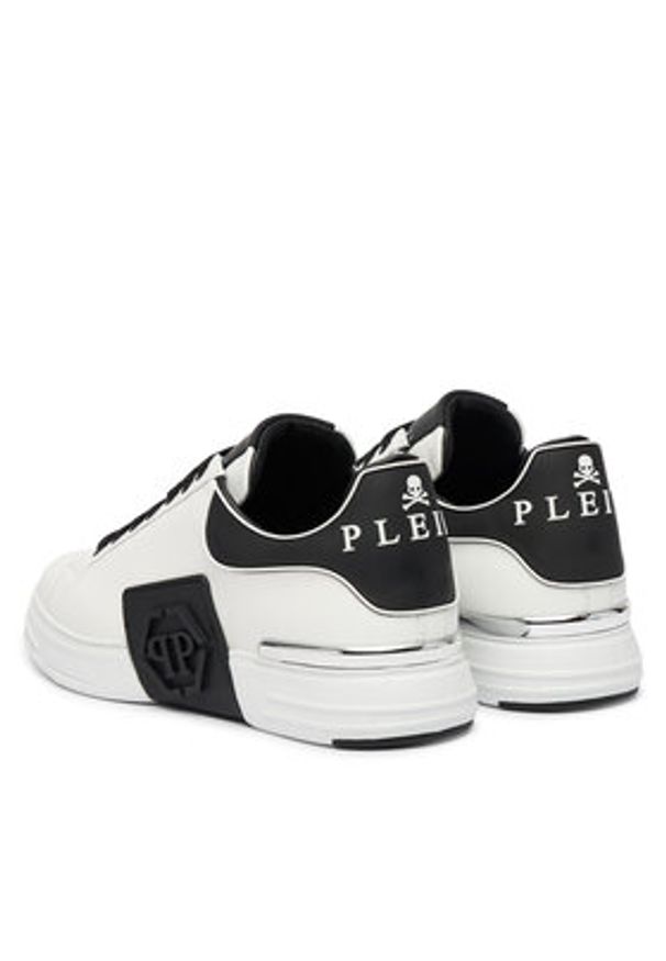 Philipp Plein - PHILIPP PLEIN Sneakersy SAFS USC0904 PLE005N Biały. Kolor: biały. Materiał: skóra