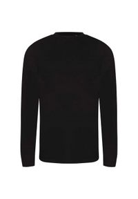 AWDIS - Koszulka Z Długim Rękawem Dla Dorosłych Unisex Triblend. Kolor: czarny. Długość rękawa: długi rękaw. Długość: długie
