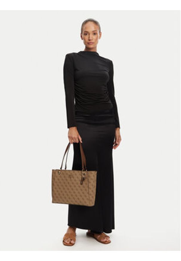 Guess Torebka Noelle II HWBG96 72250 Brązowy. Kolor: brązowy. Materiał: skórzane