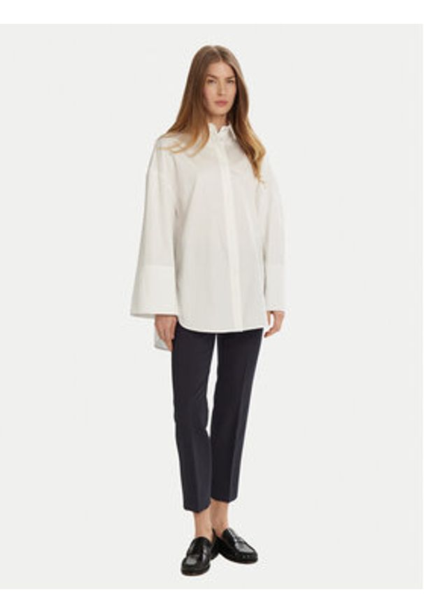 Max Mara Leisure Koszula Sapore 2516191017 Biały Relaxed Fit. Kolor: biały. Materiał: bawełna