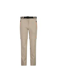 Spodnie dziewczęce CMP Nebuluxe. Kolor: brązowy. Sezon: lato. Sport: turystyka piesza #1