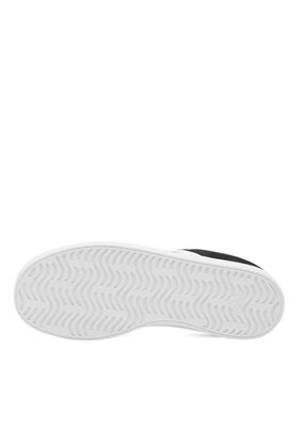 Adidas - adidas Sneakersy Court 3.0 K ID6313 Czarny. Kolor: czarny. Materiał: zamsz, skóra