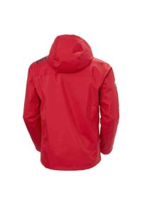 Kurtka przeciwdeszczowa męska Helly Hansen Crew Hooded Jacket 2.0. Kolor: czerwony