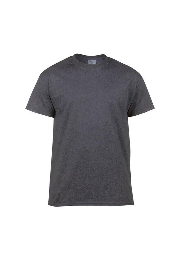 GILDAN - Ciężka Bawełniana Koszulka Z Krótkim Rękawem Dla Dorosłych Unisex. Kolor: szary. Materiał: bawełna. Długość rękawa: krótki rękaw. Długość: krótkie. Sport: turystyka piesza