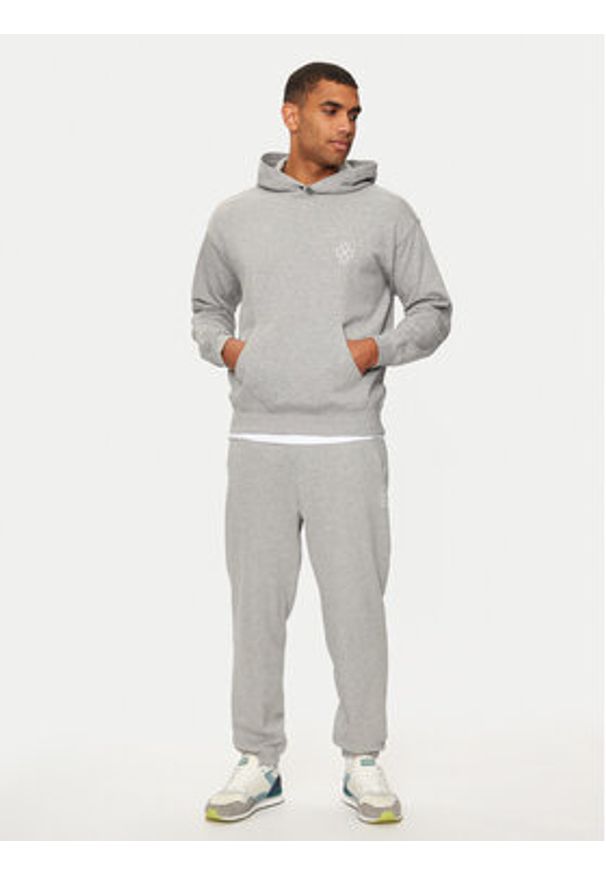 United Colors of Benetton - United Colors Of Benetton Spodnie dresowe 342ZUF01D Szary Regular Fit. Kolor: szary. Materiał: bawełna