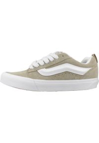 Tenisówki Vans Model Knu Skool Kolor Zielony. Kolor: zielony, wielokolorowy, beżowy. Materiał: tkanina, skóra