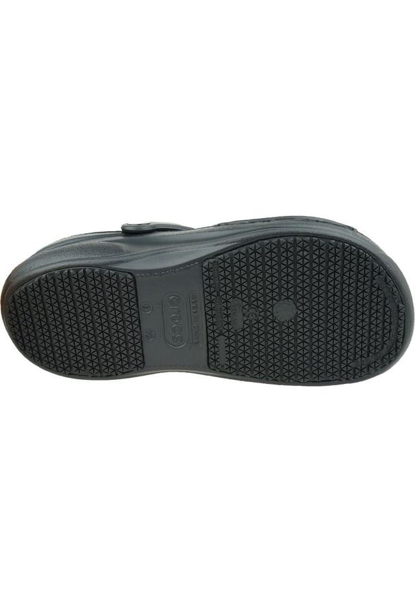 Klapki Crocs Bistro U 10075-001 czarne. Kolor: czarny. Materiał: materiał