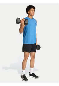 Adidas - adidas Szorty sportowe D4T Power Essentials KD7729 Czarny Regular Fit. Kolor: czarny. Materiał: syntetyk #2