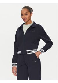 Guess Bluza V5GQ03 KCYF2 Granatowy Regular Fit. Kolor: niebieski. Materiał: syntetyk #1