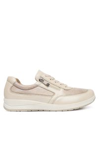 Caprice Sneakersy 9-23723-44 Écru. Kolor: kremowy. Materiał: skóra #1