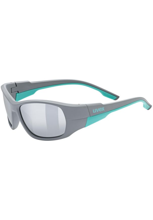 Uvex - Okulary dzięcięce UVEX Sportstyle 514. Kolor: niebieski, szary, wielokolorowy. Sport: turystyka piesza