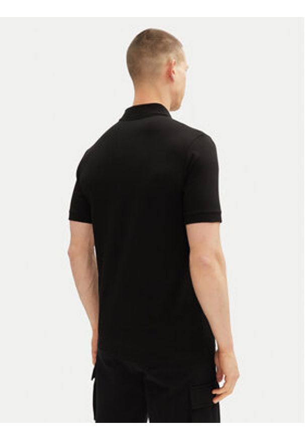 Karl Lagerfeld - KARL LAGERFELD Polo 745402 552235 Czarny Regular Fit. Typ kołnierza: polo. Kolor: czarny. Materiał: bawełna