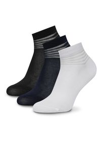 Nine West Zestaw 3 par wysokich skarpet damskich KR_NW_URBAN_Z_SS25 (3 PACK) Kolorowy. Materiał: materiał, bawełna. Wzór: kolorowy