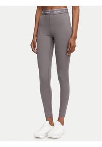 Guess Legginsy V5BB06 K1942 Szary Slim Fit. Kolor: szary. Materiał: syntetyk #1