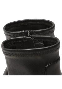 Tory Burch Botki Multi Logo Strech Boot 142203 Czarny. Kolor: czarny. Materiał: skóra #4