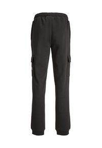 Jack&Jones Junior Spodnie dresowe 12237198 Czarny Relaxed Fit. Kolor: czarny. Materiał: syntetyk