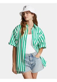 Polo Ralph Lauren Koszula Ss Ligh St 211925085002 Zielony Regular Fit. Typ kołnierza: polo. Kolor: zielony. Materiał: bawełna #1